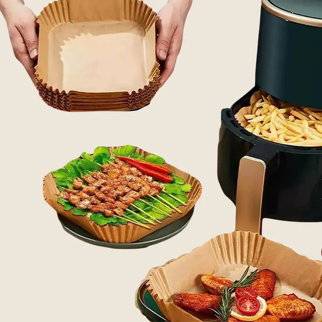 Square Air Fryer Paper Liners